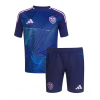 Maglie da calcio Leeds United Terza Maglia Bambino 2024-25 Manica Corta (+ Pantaloni corti)